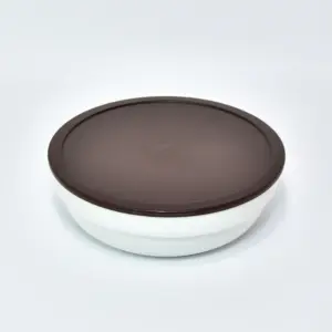 0979.22 EURO-Deckel - rund - 180 mm -  - braun - Polypropylen (PP)
