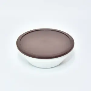 0979.24 EURO-Deckel - rund - 145 mm - - braun - Polypropylen (PP)