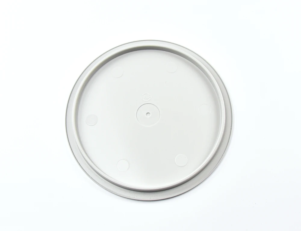 0979.41 EURO lid - round - 220 mm - - grey - Polypropylene (PP)