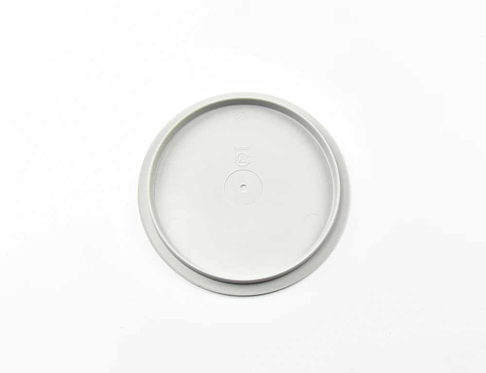 0979.48 EURO-Deckel - rund - 170 mm - - grau - Polypropylen (PP)
