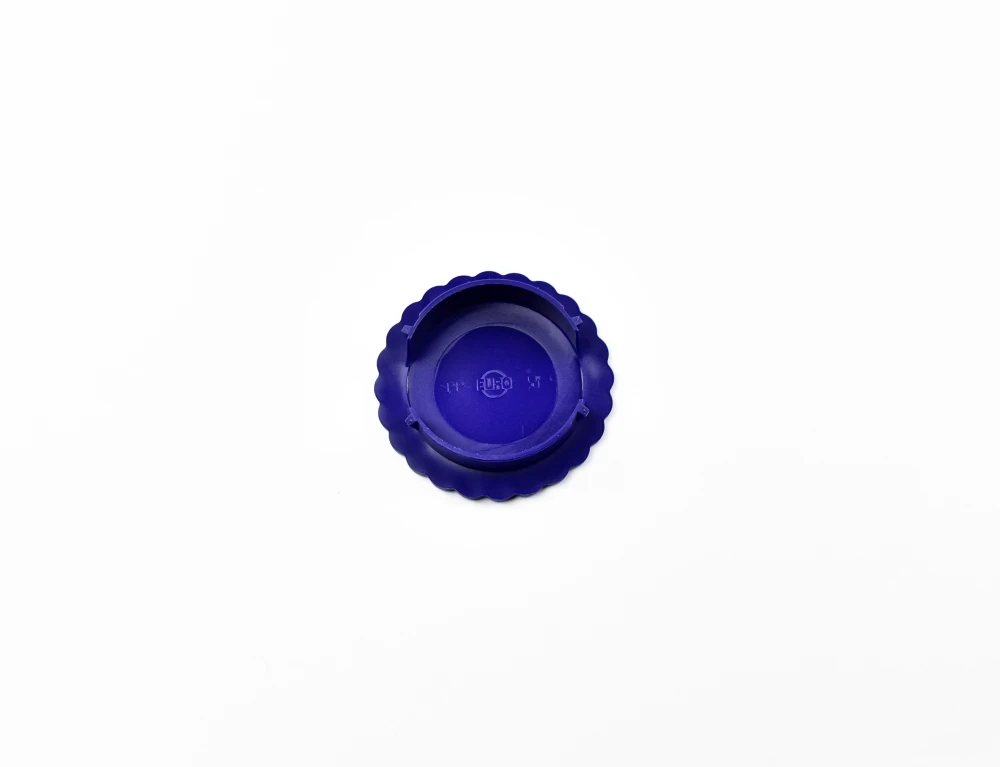 0999.95 EURO lid - round - 95 mm - - blue - Polypropylene (PP)