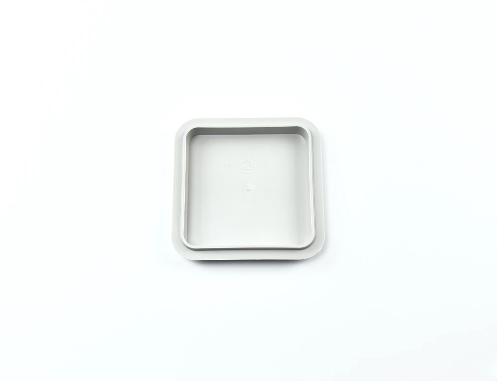 1045.42 EURO lid - square - - 115 x 115 mm - grey - Polypropylene (PP)