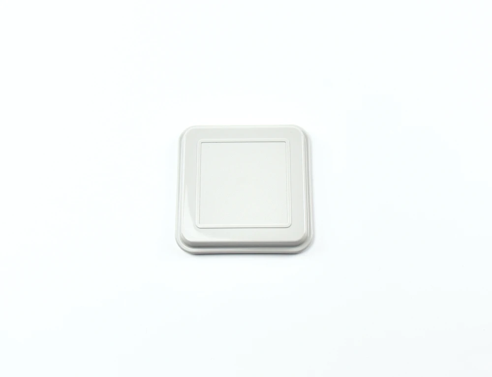 1045.46 EURO lid - square - - 110 x 110 mm - grey - Polypropylene (PP)