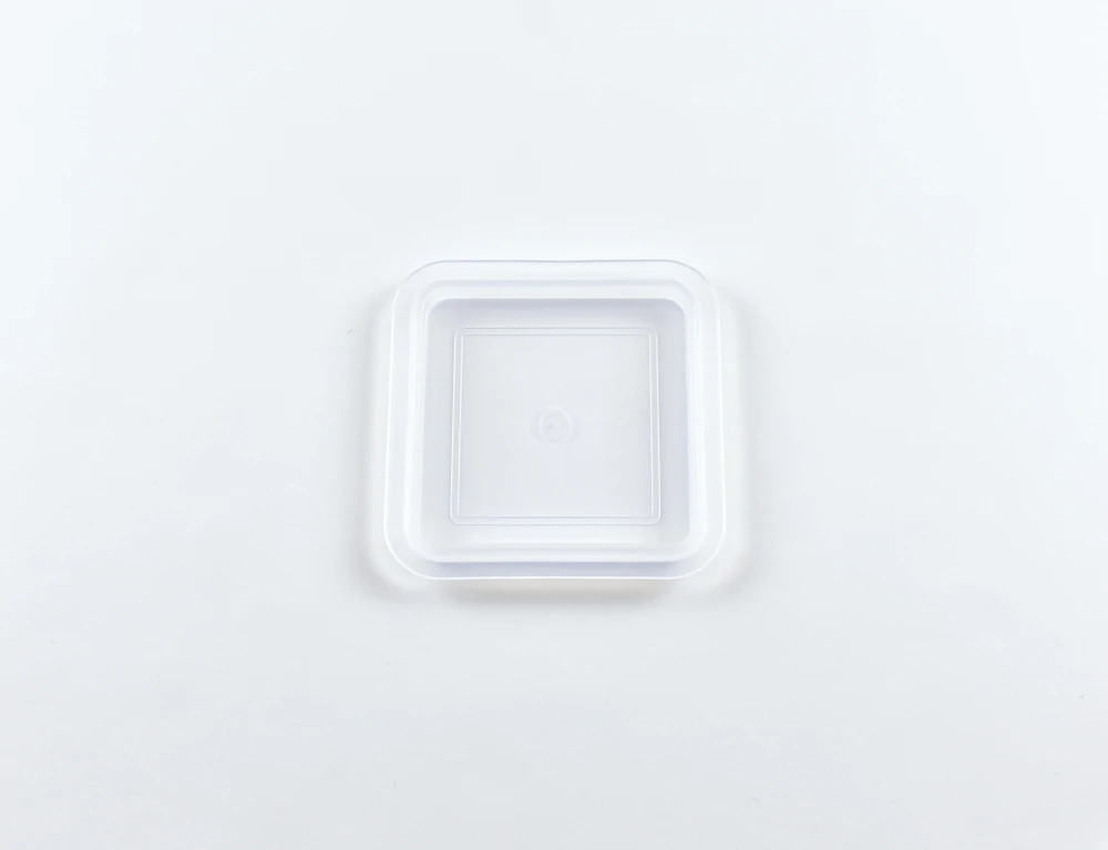 1045.47 EURO lid - square - - 115 x 115 mm - transparent - Polypropylene (PP)