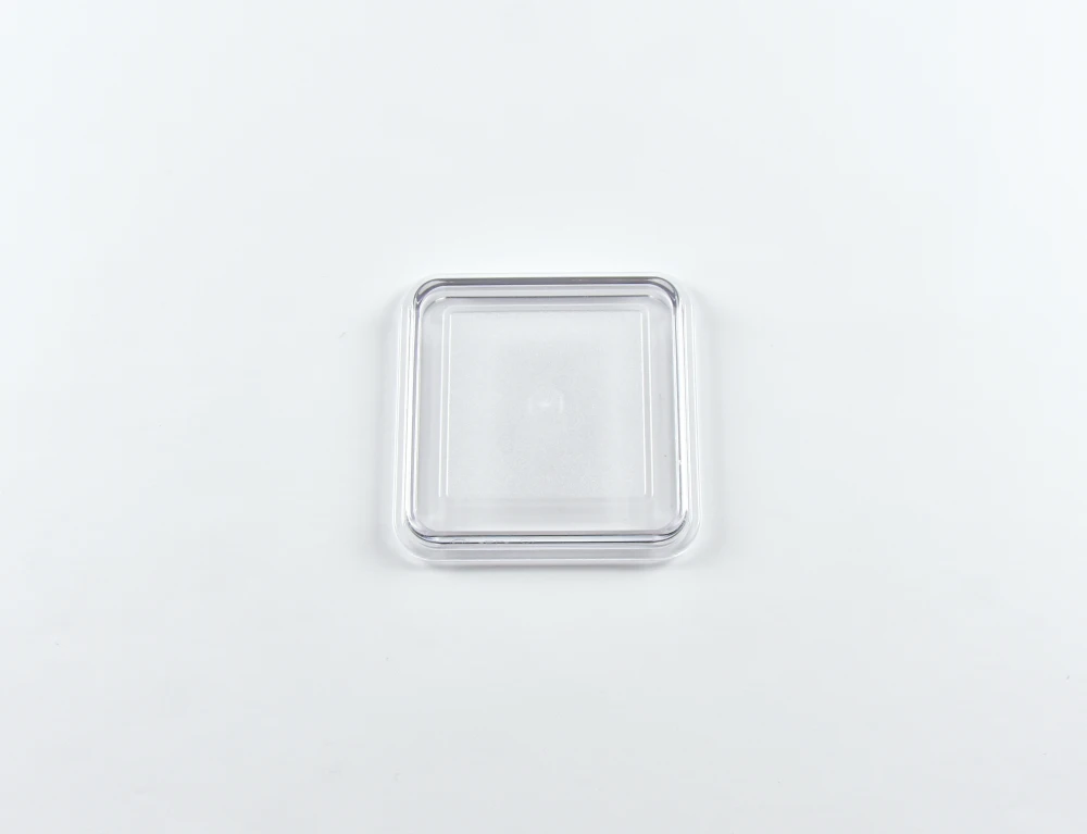 1045.75 EURO lid - square - - 110 x 110 mm - clear - Tritan