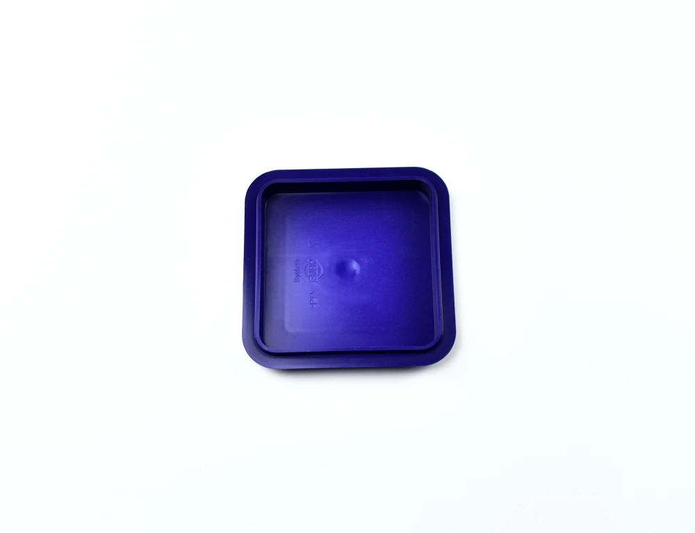 1045.92 EURO lid - square - - 115 x 115 mm - blue - Polypropylene (PP)