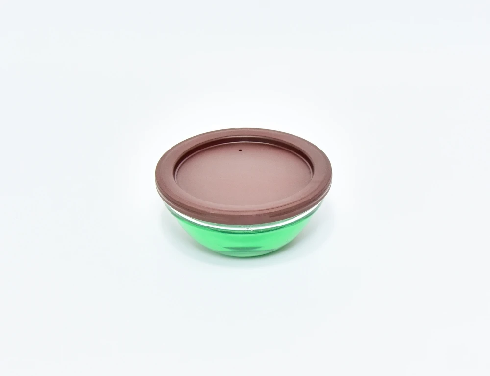1050.01 EURO lid - round - 110 mm - - brown - Polybutylene terephthalate (PBT)