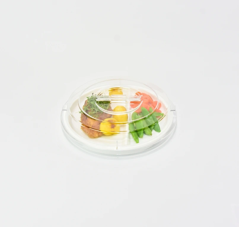 2029-0-1 EURO plate cloche - round - 240 mm - - clear - Polycarbonate (PC)