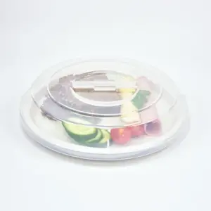 2029-0-5 EURO-Teller-Cloche - rund - 240 mm - - natur-transparent - Polypropylen (PP)