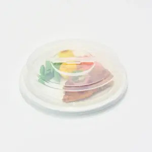 2029-1-2 EURO-Teller-Cloche - rund - 240 mm - - natur-transparent - Polypropylen (PP)