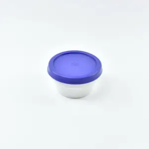 4111.20 EURO-Silikondeckel - rund - 111 mm - - blau - Silikon (Si)