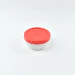4111.30 EURO-Silikondeckel - rund - 111 mm - - rot - Silikon (Si)