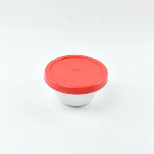 4125.30 EURO-Silikondeckel - rund - 125 mm - - rot - Silikon (Si)