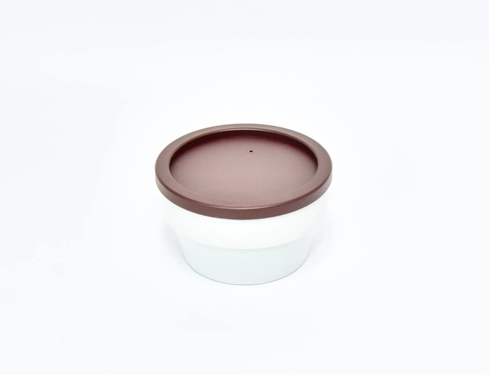 7108.21 EURO lid - round - 108 mm - - brown - Polypropylene (PP)