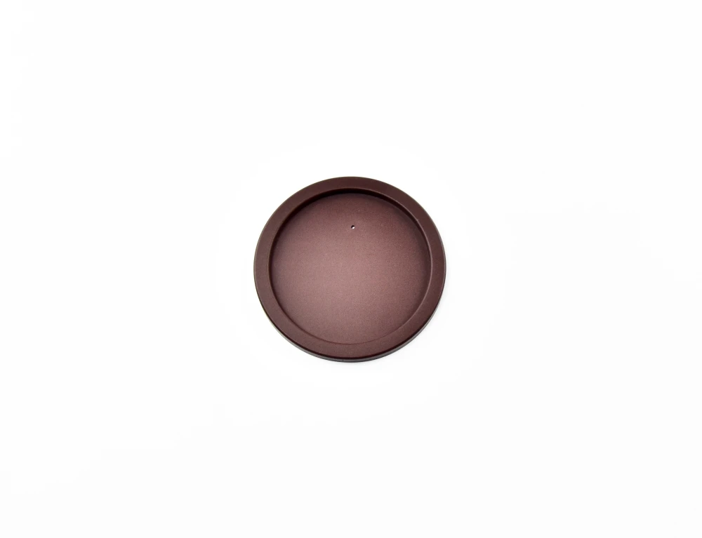 7108.21 EURO lid - round - 108 mm - - brown - Polypropylene (PP)