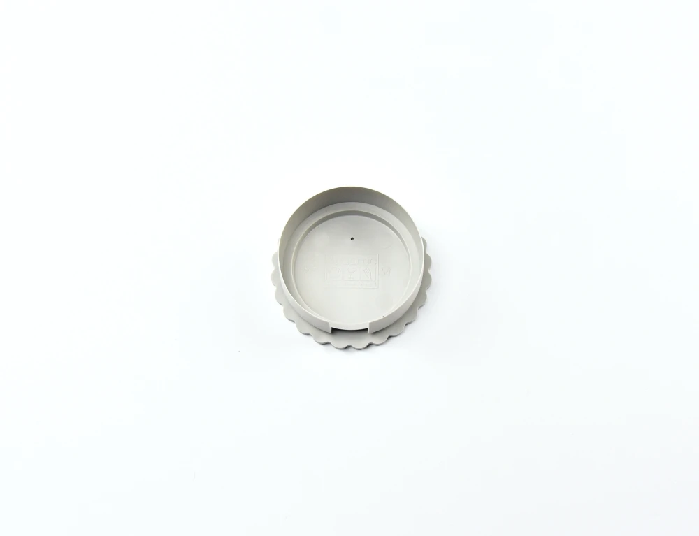 7113.47 EURO lid - round - 90 mm - - grey - Polypropylene (PP)