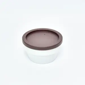7140.21 EURO-Deckel - rund - 110 mm -  - braun - Polybutylenterephthalat (PBT)