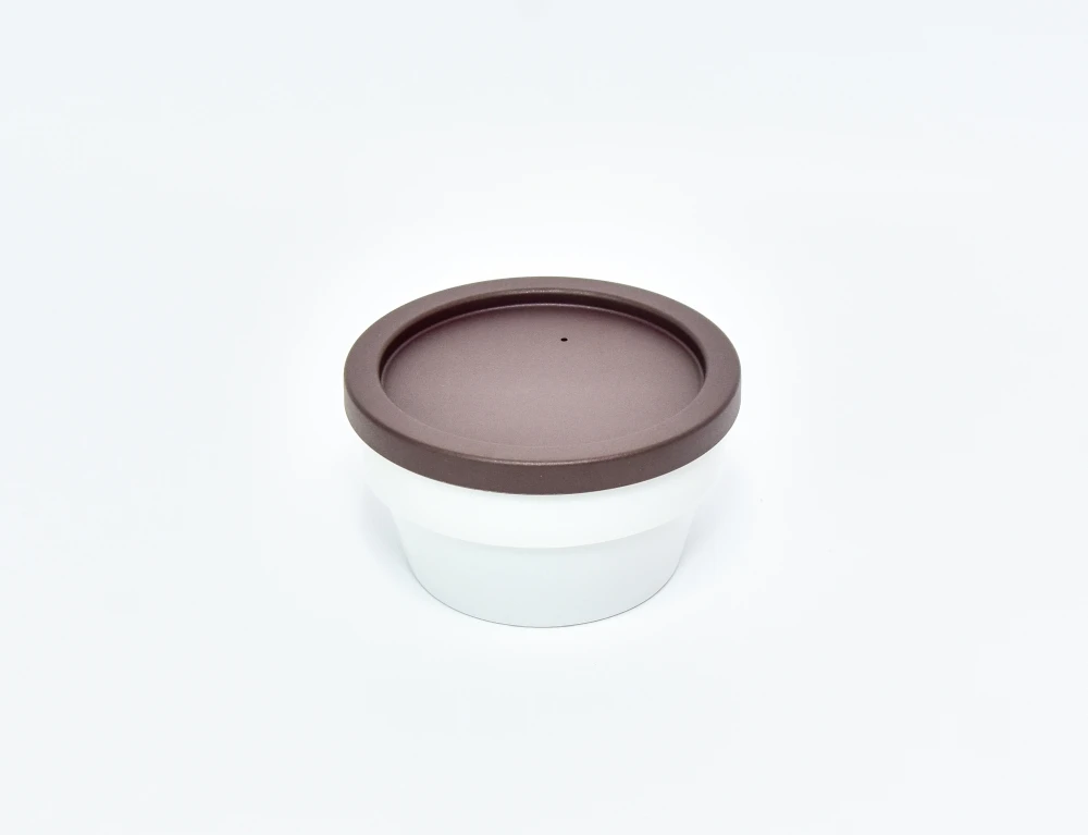 7140.21 EURO-Deckel - rund - 110 mm - - braun - Polybutylenterephthalat (PBT)