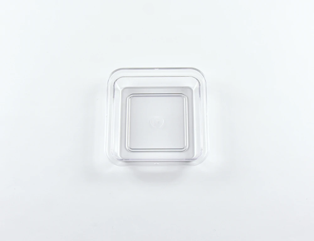 7154.47 EURO lid - square - - 125 x 125 mm - clear - Polycarbonate (PC)