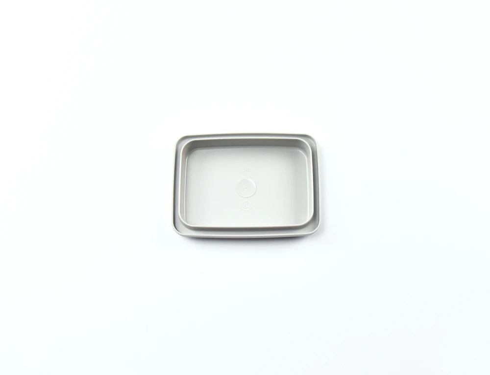 7156.46 EURO-Systemdeckel - rechteckig - - 117 x 88 mm - grau - Polypropylen (PP)