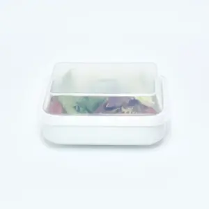 7181.58 EURO-Systemdeckel - rechteckig - - 136 x 96 mm - natur-transparent - Polypropylen (PP)