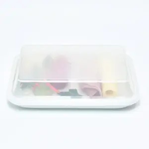 7244.44 EURO-Systemdeckel - rechteckig -  - 185 x 135 mm - natur-transparent - Polypropylen (PP)