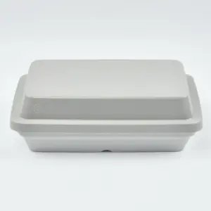 7244.46 EURO-Systemdeckel - rechteckig -  - 182 x 120 mm - grau - Polypropylen (PP)