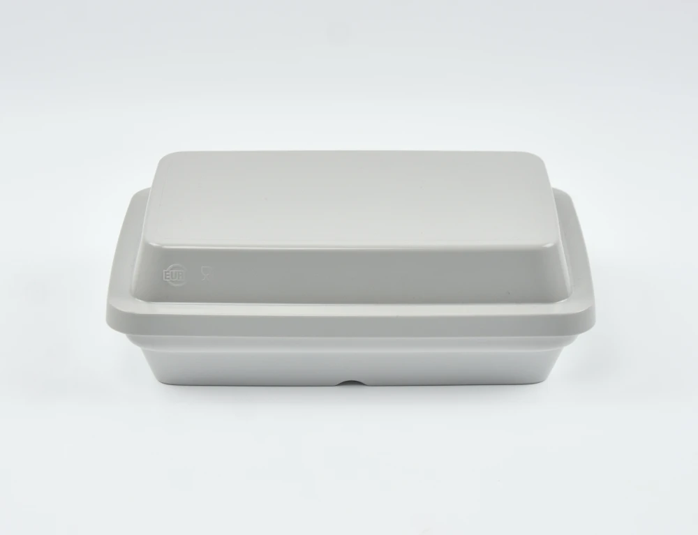7244.46 EURO lid - rectangular - - 182 x 120 mm - grey - Polypropylene (PP)