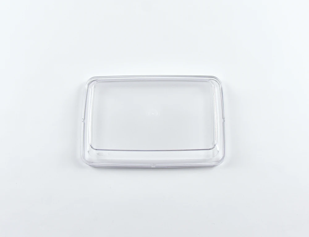 7244.76 EURO lid - rectangular - - 182 x 120 mm - clear - Tritan