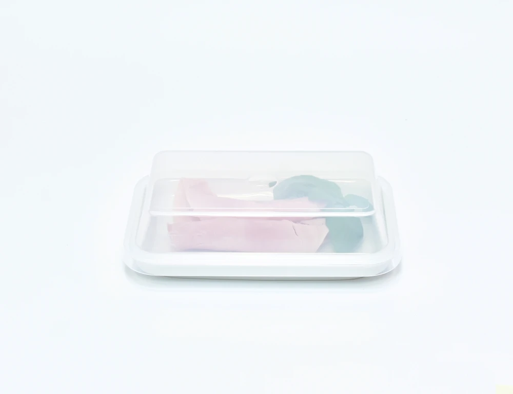 7297.45 EURO lid - rectangular - - 150 x 96 mm - transparent - Polypropylene (PP)