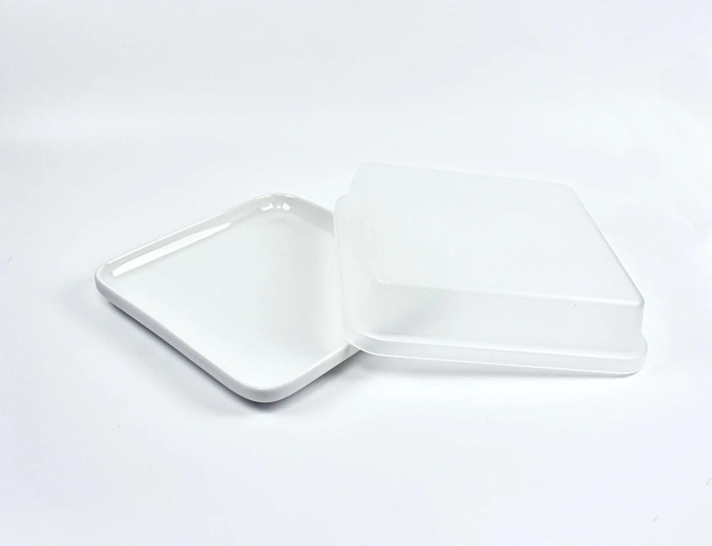 7298.45 EURO-Abdeckhaube - quadratisch - - 218 x 218 mm - natur-transparent - Polypropylen (PP)