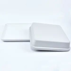 7298.46 EURO cover - square - - 218 x 218 mm - grey - Polypropylene (PP)