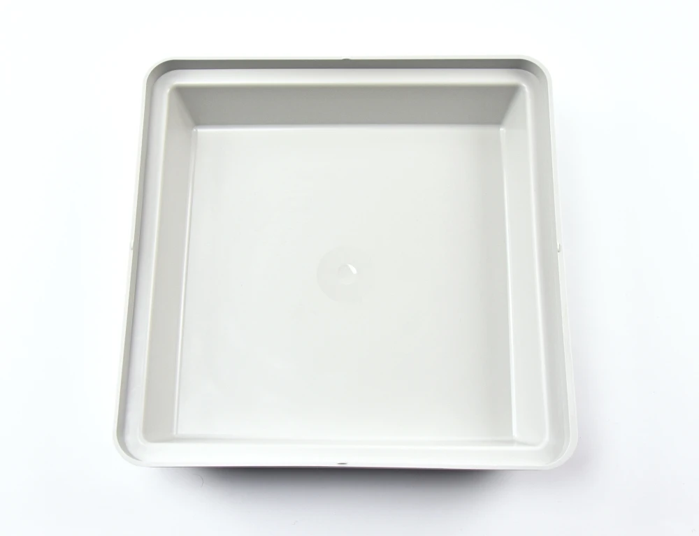 7298.49 EURO-Abdeckhaube - quadratisch - - 228 x 228 mm - grau - Polypropylen (PP)