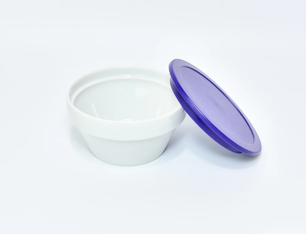 7307.13 EURO lid - round - 128 mm - - blue - Polybutylene terephthalate (PBT)