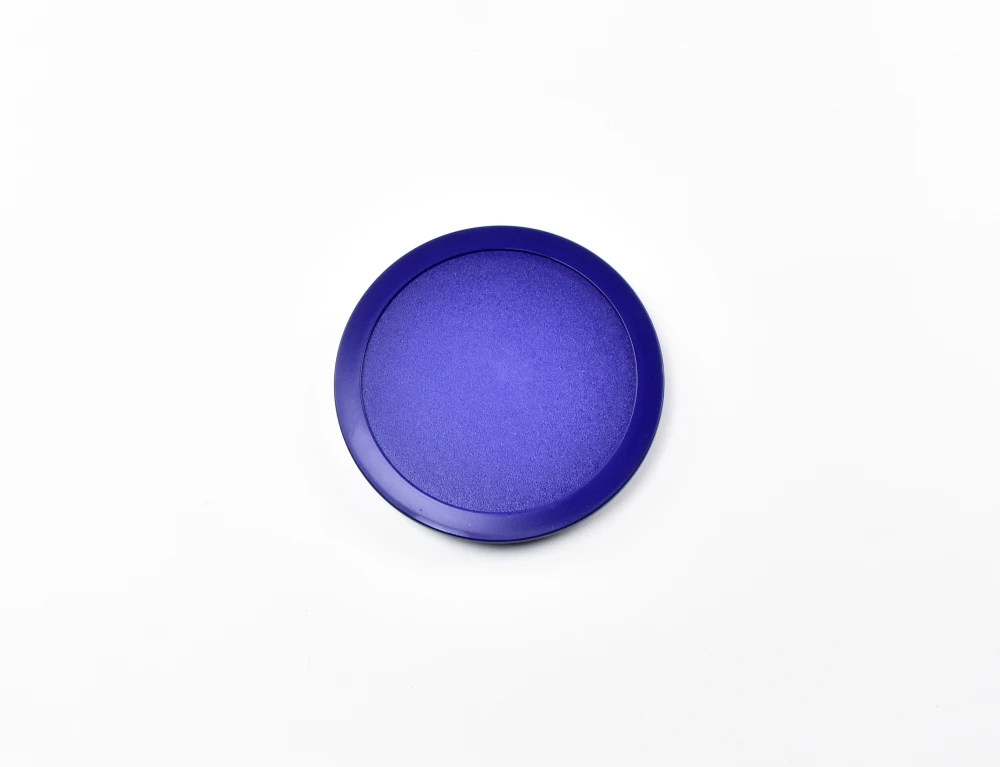 7307.13 EURO lid - round - 128 mm - - blue - Polybutylene terephthalate (PBT)
