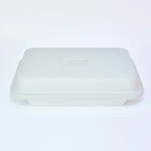 7556.01 EURO-Abdeckhaube - rechteckig - - 280 x 195 mm - grau - Polybutylenterephthalat (PBT)